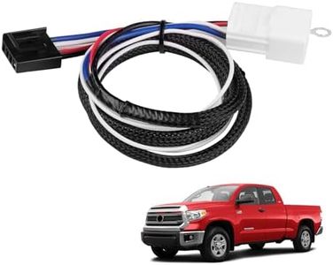 Forccord Brake Controller Harness for Toyota&Lexus, Tundra 03-14(NOT 2004), Tacoma 05-15, 4Runner 03-13, GX 460 10-20, Brake Controller Connector, Trailer Brake Adapter Wire 4Pin Connector Cable Mount