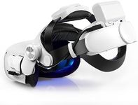 Wamiao Oculus Quest 2 Accessories, Head Strap with Separate 7000mAh Battery for Extra 6-Hour Playtime,Elite Strap Replacement for Meta/Oculus Quest 2, Enhanced Support and Comfort, Weight Balance