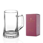 DIAMANTE Beer Tankard – Beer Mug Made from Bulky Durable Glass