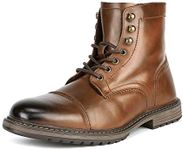 Bruno Marc Men's Motorcycle Boots Oxford Dress Boot,Size 13,Camel-11,Philly_11