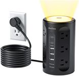 Power Strip Tower with Night Light,