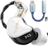 Tipsy M3 IEM + USB‑C Dual‑DAC Adapter Bundle — Plug‑and‑Play Hi‑Fi, 1DD+2BA Clarity + Powerful Bass