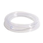 QuQuyi Industrial Grade Clear Vinyl Tubing - 3/4"ID X 1"OD PVC Tube Flex ible Plastic Pipe,3.28FT