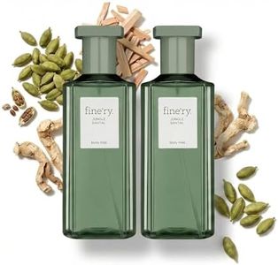 Fine'ry Jungle Santal Hair + Body Fragrance Fine Mist Spray | Earthy Woody Scent with Papyrus Wood, Indian Cardamom, Black Oolong Tea, Vegan & Cruelty-Free, Long-Lasting | 5 Fl Oz (Pack of 2)