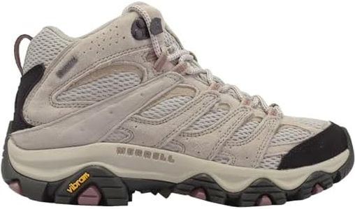 Merrell Women’s Moab 3 Mid GTX Hiking Shoe, Aluminum, US 9