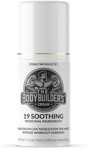 The BodyBuilder's Cream - Nuclear Strength Sore Muscle Therapy Soothing Analgesic Cream for Bodybuilders, Weightlifers and Athletes