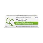 Oralieve Ultra Mild Toothpaste, Oralieve Toothpaste, Dry Mouth Toothpaste, Suitable for Sore and Sensitive Mouths, Mild Mint Flavour, 1450ppm Fluoride, SLS Free, Single Item 75ml