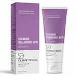 DERMATOUCH Ceramide Hyaluronic Acid Moisturizer for intense moisturization and barrier repair | For dry skin |50g