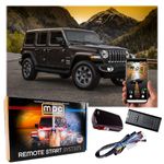 MPC Remote Start Kit w/Smartphone Control for 2007-2018 Jeep Wrangler Key-to-Start - Plug-n-Play - Use Smartphone or Factory Remotes - Premier USA Tech Support