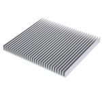 Awxlumv Large LED Aluminum Heatsink 200 x 220 x 18mm / 7.87 x 8.66 x 0.7 Inch Cooler 30 Fins Heat sink Board