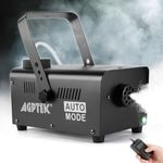 AGPTEK Fog Machine, Smoke Machine with Wired Control & Automatic Spray Function, Great for Halloween, Christmas, Wedding, Parties, DJ Performance & Stage Show
