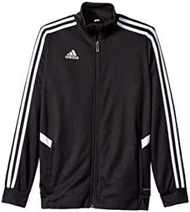 adidas Boys Tiro Track Jacket, Black/White, Small