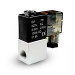 HOSEMART 2/2 Way 1/4" Inch Direct Acting Control Element Solenoid Valve (Coil 220V AC)