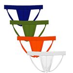 Summer Code Men's Athletic Supporter Performance Jockstrap Elastic Waistband Underwear