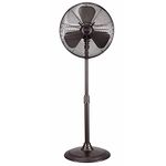 HUNTER HHC90439, 16-Inch Retro Pedestal Stand Fan with Onyx Copper Finish