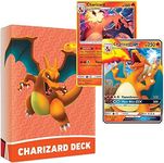 Pokemon Charizard Deck | Ready to Play 60 Card Starter Deck | Includes Charizard GX | Perfect for Beginners Charizard Theme Deck |