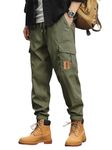 Lymio Men Cargo || Men Cargo Pants || Men Cargo Pants Cotton || Cargos for Men (72-L) Green