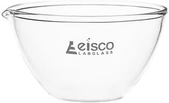 EISCO Evaporating Basin, 100ml - Flat Bottom, with Spout - Borosilicate 3.3 Glass - Mixing Dish Bowl, Laboratory, Kitchen, Crafts