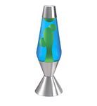 Lava Lite 5224-4 Premier 16-2/7-Inch 52-Ounce Silver-Based Lava Lamp, Yellow Wax/Blue Liquid