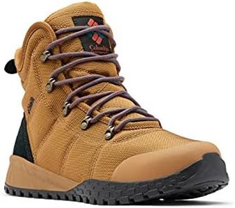 Columbia Men's Fairbanks Omni-Heat Snow Boot, 2024 Elk/Rusty, 9.5