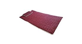 YUVAA Bio Magnetic Mattress | 3 x 6 Ft | with 1 Pillow Pad | Biomagnetic Mattress | Mattress Topper | Magnetic Bedsheet for Pain Relief | Magnetic Bed Mattress | Maroon