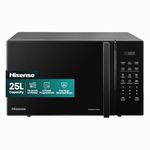 Hisense H25MOBS7HUK 25 Litre electronic Microwave with Auto Defrost, Digital Display, Smart Cook, Multi level cooking and Easy Clean- Black