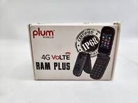 Open Box Plum RAM Plus 4G Volte Unlocked Rugged Flip Phone e910