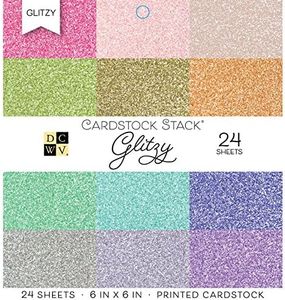 American Crafts Dcwv - Cartoncino impilabile, multicolore, 17,78 x 15,24 x 2,54 cm