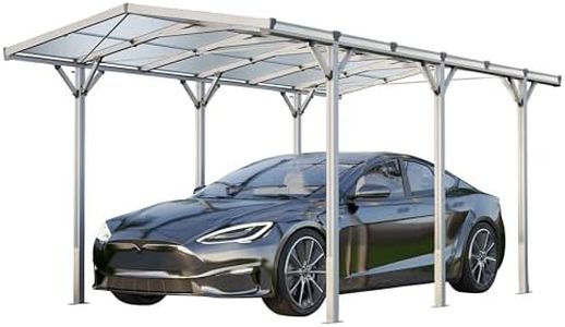 GFP Carport 2,85x5,05m Auto Unterstand Aluminium Einzelcarport Schutzdach PKW