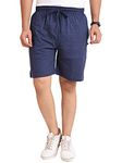 Neo Garments Plus Sizes from M to 10XL Men's Cotton Long Shorts |Denim Blue