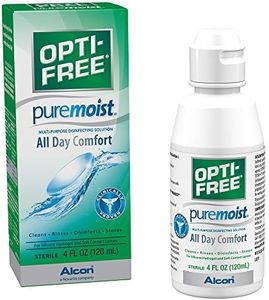 Opti-free Puremoist Multi-Purpose Contact Lens Cleaning and Disinfecting Solution, 4 Fl Oz