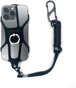 NEECONG Lanyard Holder, Universal Fishing Protect Rugged Phone Tether and Ring Grip, Compatible with Most Smartphones