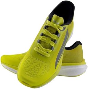 Swift Running Horus Men’s Orange & Yellow Carbon Plate Running Shoes – Lightweight Performance Trainers with Reflective Tech for Tempo, Intervals, Gym & Workouts