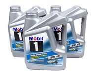 Mobil 1 120782 5W-40 Turbo Diesel Synthetic Motor Oil - 1 Gallon (Pack of 3)