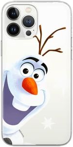 ERT GROUP Disney Frozen Olaf Phone Case Designed for iPhone 13 Pro Max, 6.7 inch, TPU Shockproof Protective Phone Cover, Raised Edges, Scratch Resistant Design, Olaf Design