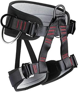 HandAcc Climbing Harness, Thicken Professional Half Body Safety Belt for Rock Climbing, Fire Rescue, Expanding Training and Other Outdoor Adventure Activities