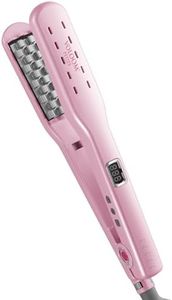 Voloom Petite 1” Inch Professional Volumizing Ceramic Hair Iron | for Medium Length or Fine Texture Hair Volume | Adjustable Temp | Auto Shut-Off