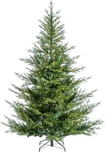 WeRChristmas Pre-Lit Douglas Fir Christmas Tree, Green, 6 ft
