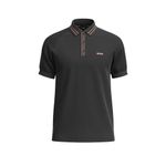 BOSS Men's Paule 2 Polo, Black1, L