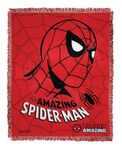 Northwest Spider-Man: Beyond Amazing Woven Jacquard Throw Blanket, 46" x 60", Classic Spidey