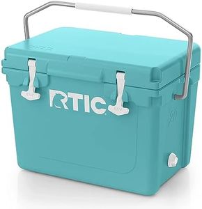 RTIC 20 qt Hard Cooler Insulated Portable Ice Chest Box for Beach, Drink, Beverage, Camping, Picnic, Fishing, Boat, Barbecue, Lagoon