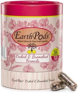 100 EarthPods - Bio Organic Orchid Fertilizer Spikes – Orchid Food Sticks – Premium Formula – Hand Made in USA