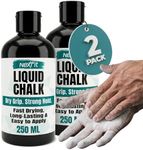 NEXFIT Liquid Chalk for Gym – Gym Chalk Liquid with Stronger Grip, Zero Slip, Dries in Seconds – Mess-Free Weightlifting Chalk for Crossfit, Rock Climbing & Gymnastics – Multiple