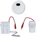 KERDE CN27B Automatic Toilet Flusher Kit, Touchless Motion Sensor Flush for Toilet, 12” Sensor Range, Battery-Powered, Easy Install, Compatible with Most Toilets