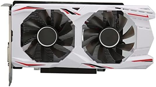GTX 1050Ti Graphic Cards, 4GB GDDR5 128 Bit Support 8k 60hz Pc Gaming Video Card PCI Express 3.0 X16 Dual Cooling Fan Gaming Graphics Card with DP HDMI DVI Port for Computer
