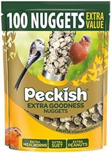 Peckish Extra Goodness High Energy Suet Nuggets for Wild Birds – 100 in pack