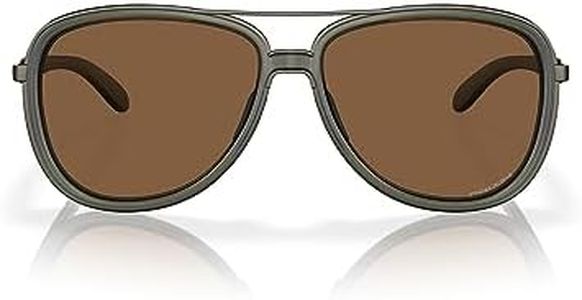 Oakley OO4129 Split Time Sunglasses, Matte Olive Ink/Prizm Bronze, 58 mm
