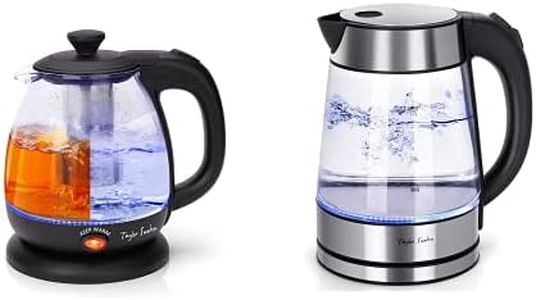 Electric Kettle with Tea Infuser&Glass Hot Water Kettle Electric for Tea and Coffee