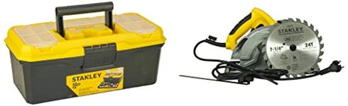 STANLEY SC16 1600W Circular Saw with STANLEY 1-71-948 13-inch Organised Maestro Tool Box