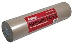 ProDec 12" x 55m Brown Masking Paper for Hand or Machine Application